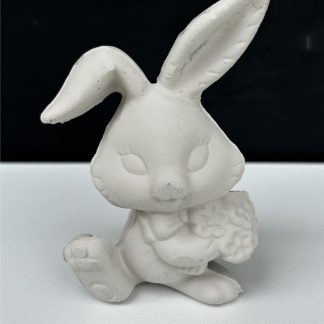 Bunny with flowers